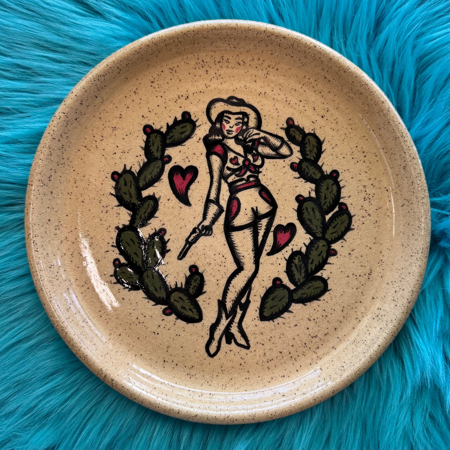 Cowgirl Plate