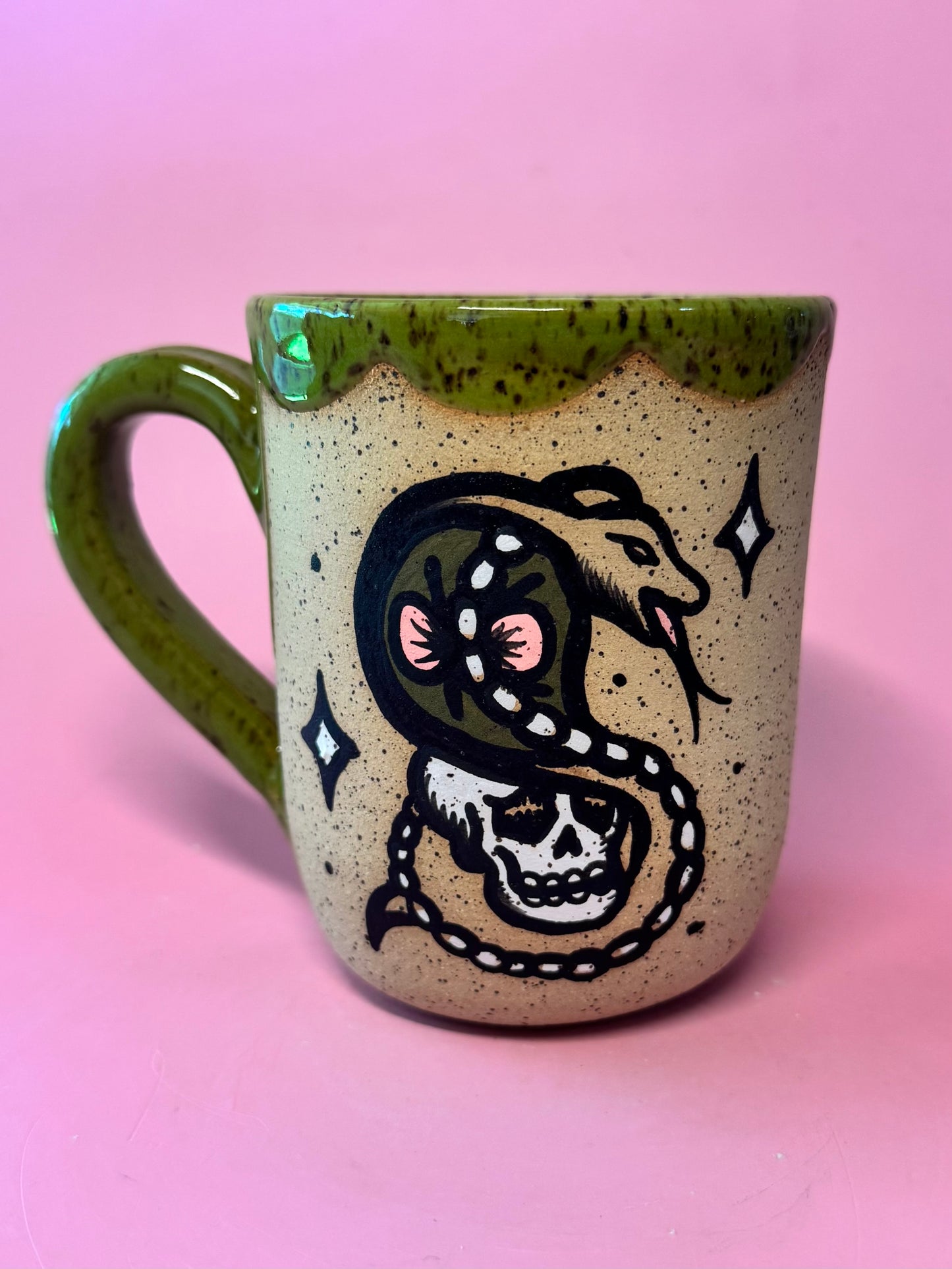 Snake/Skull Mug