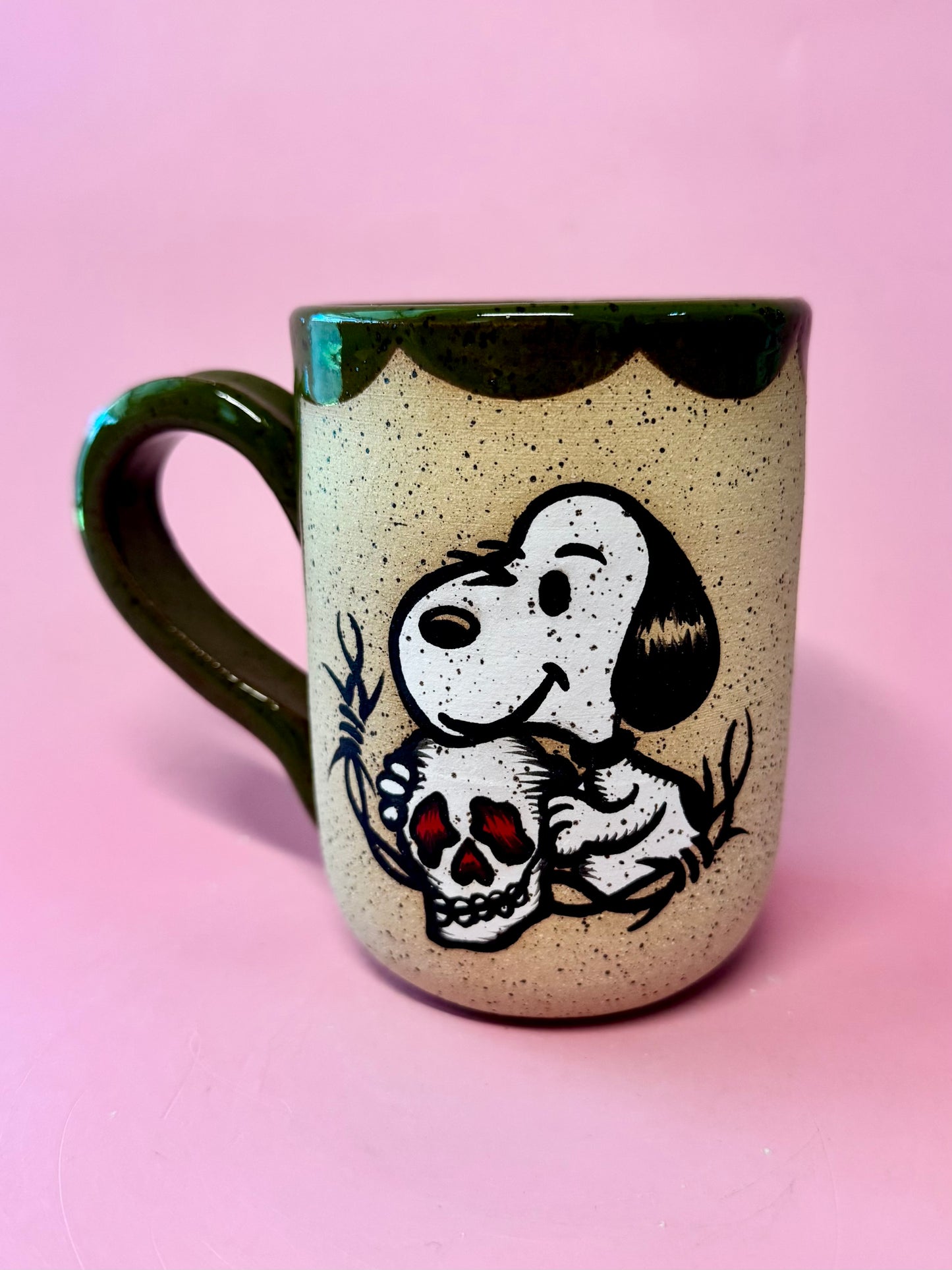 Snoopy Skull Mug