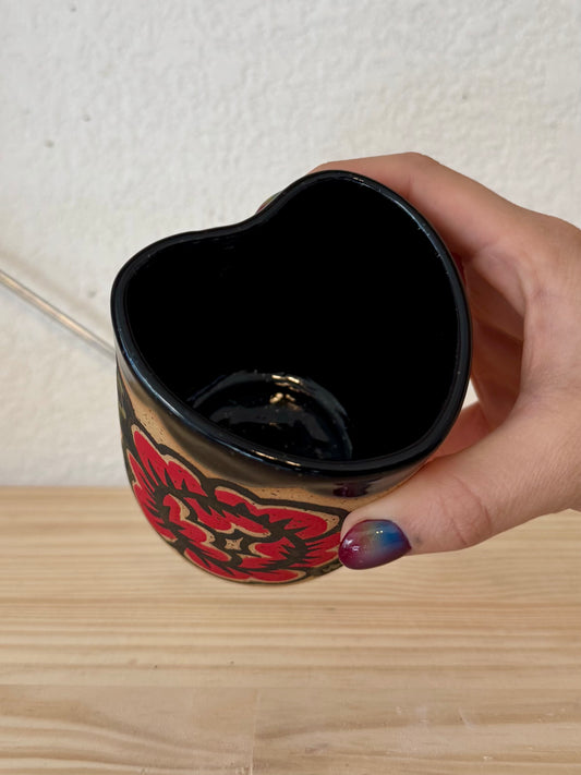 Heart-Shaped Peony Cup