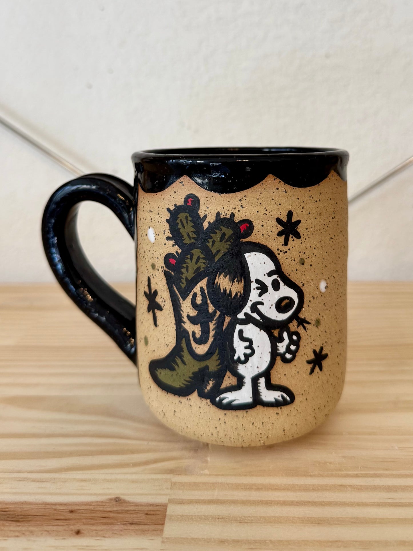 Cowboy Boot Snoopy Mug