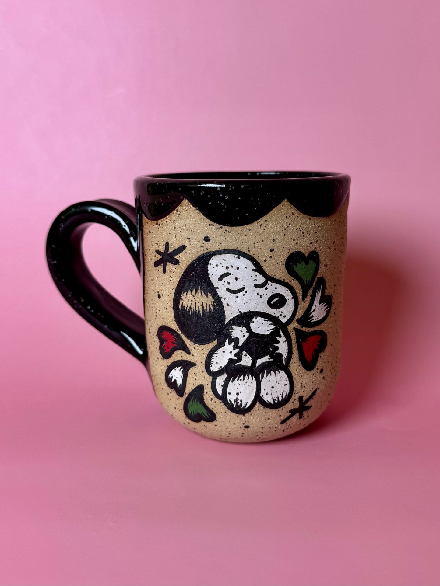Tricolor Snoopy Futbol Mug