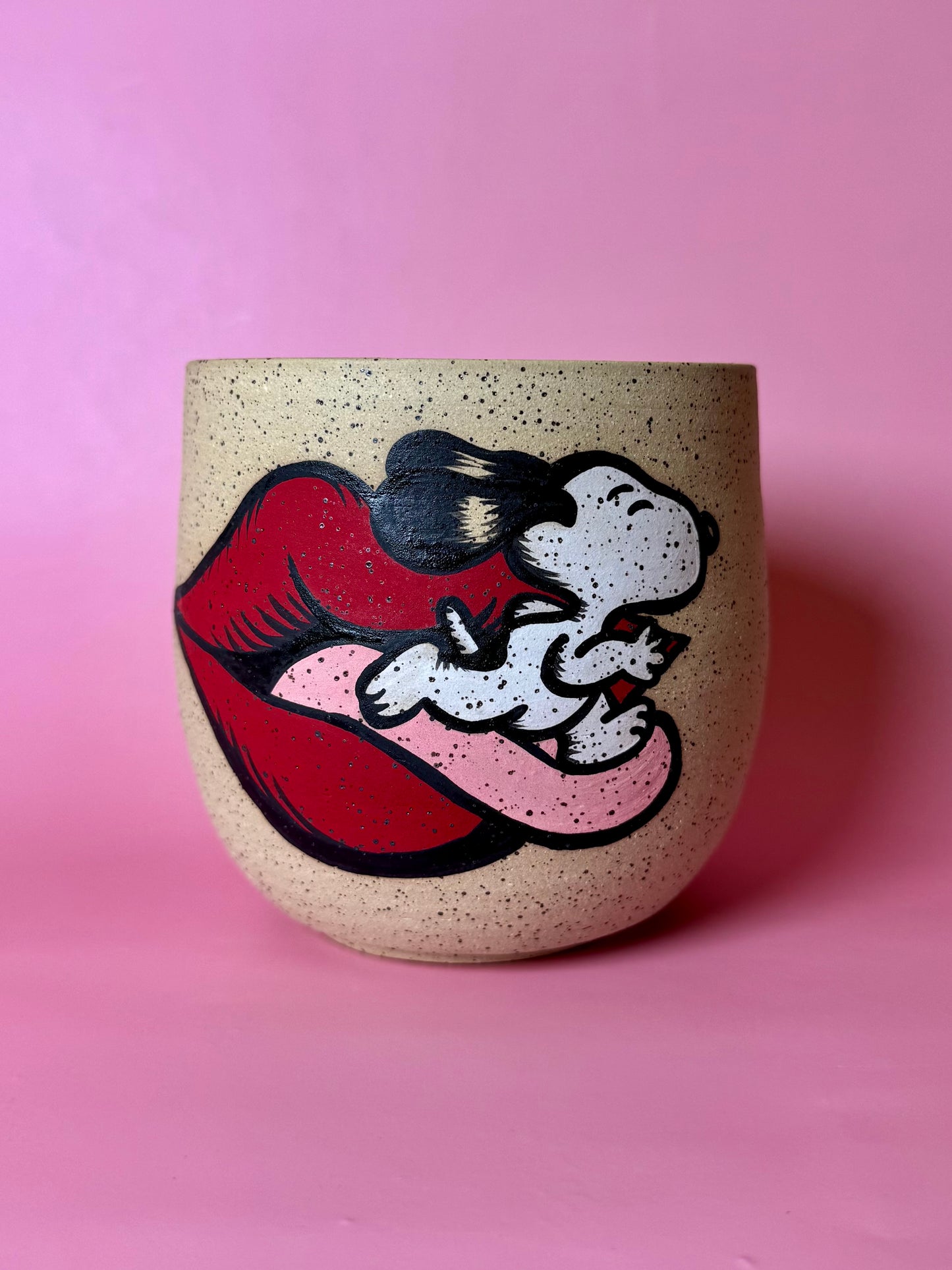 Snoopy Tongue Planter