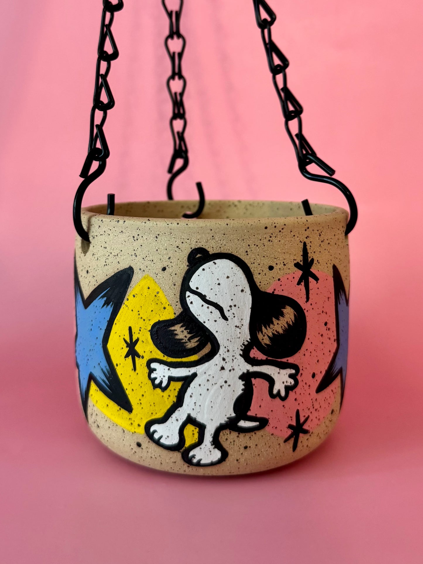 Snoopy Stars Hanging Planter
