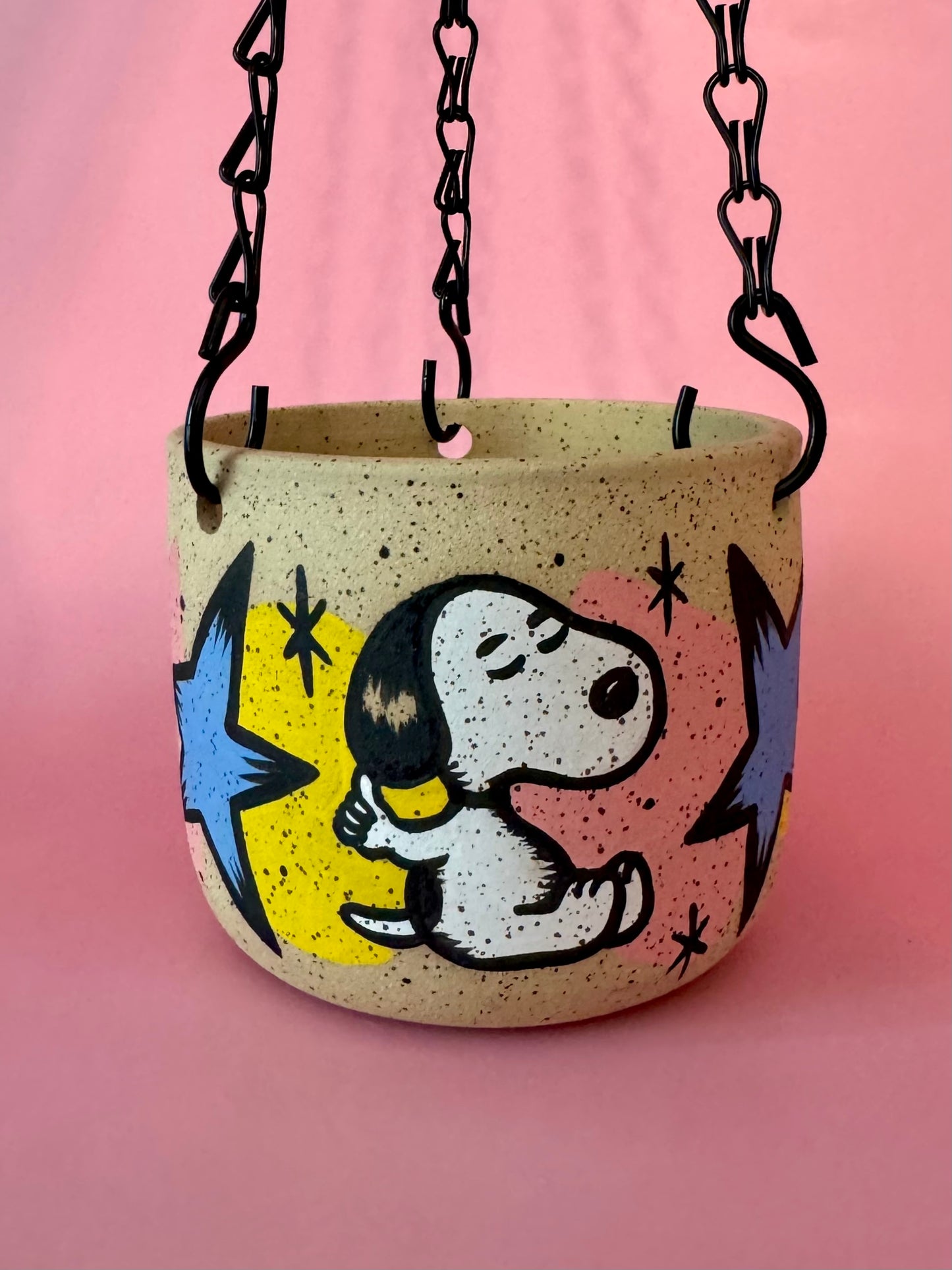 Snoopy Stars Hanging Planter