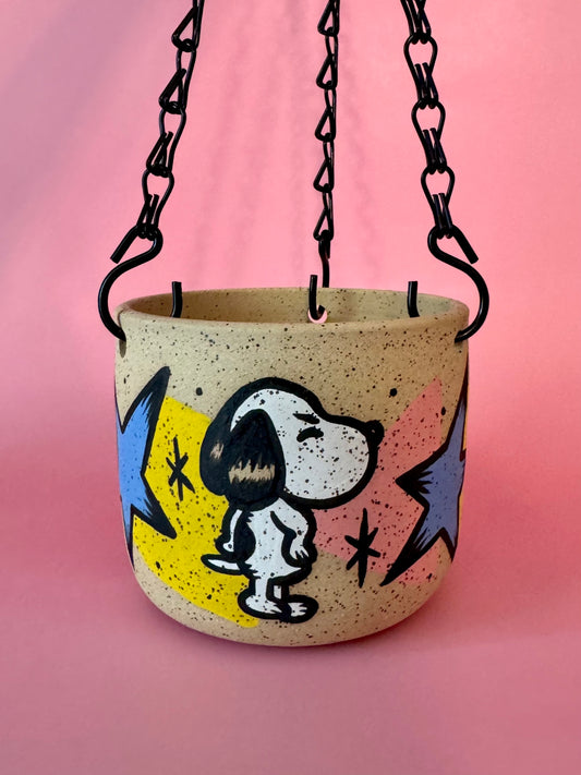 Snoopy Stars Hanging Planter