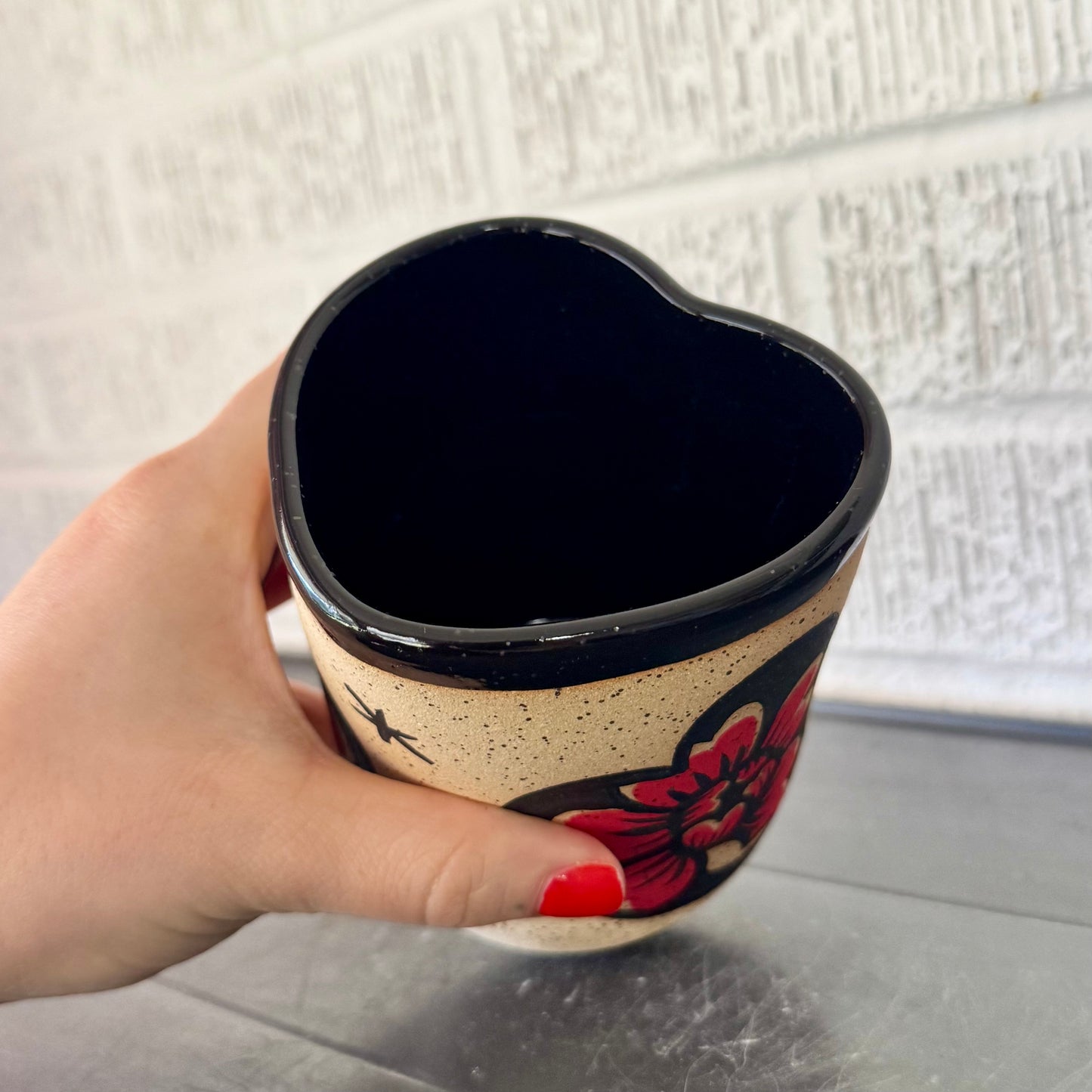 Peony Heart Cup