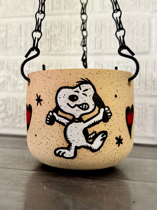 Snoopy Hanging Planter