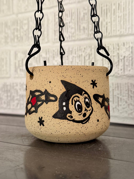 Astro Boy Hanging Planter