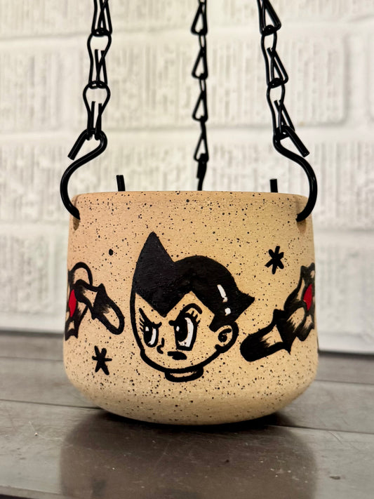 Astro Boy Hanging Planter