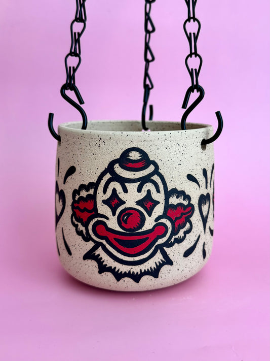 Clown Hanging Planter