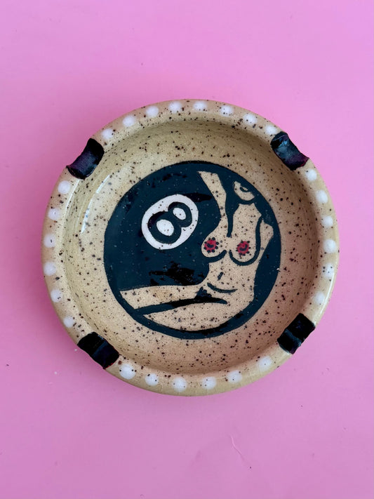 Eight Ball Ashtray