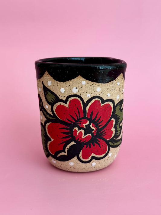 Heart Shaped Peony Cup