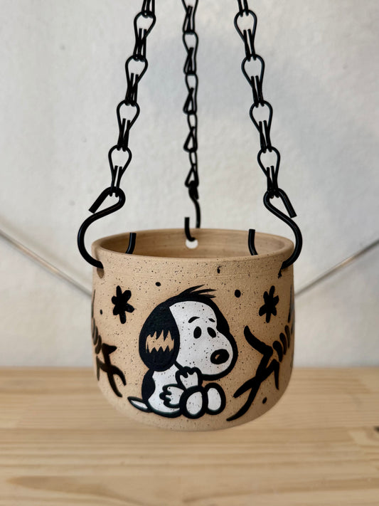 Snoopy Hanging Planter