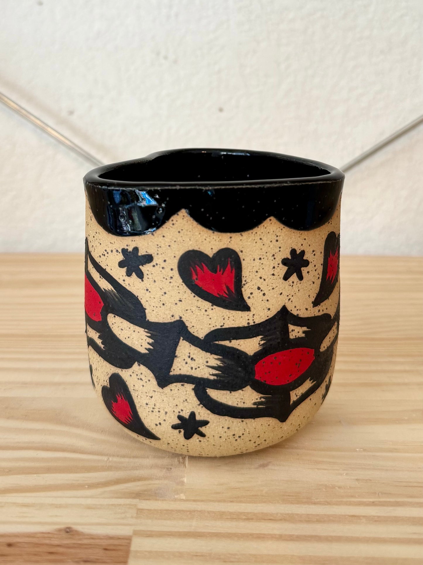 Heart-Shaped Chain Cup