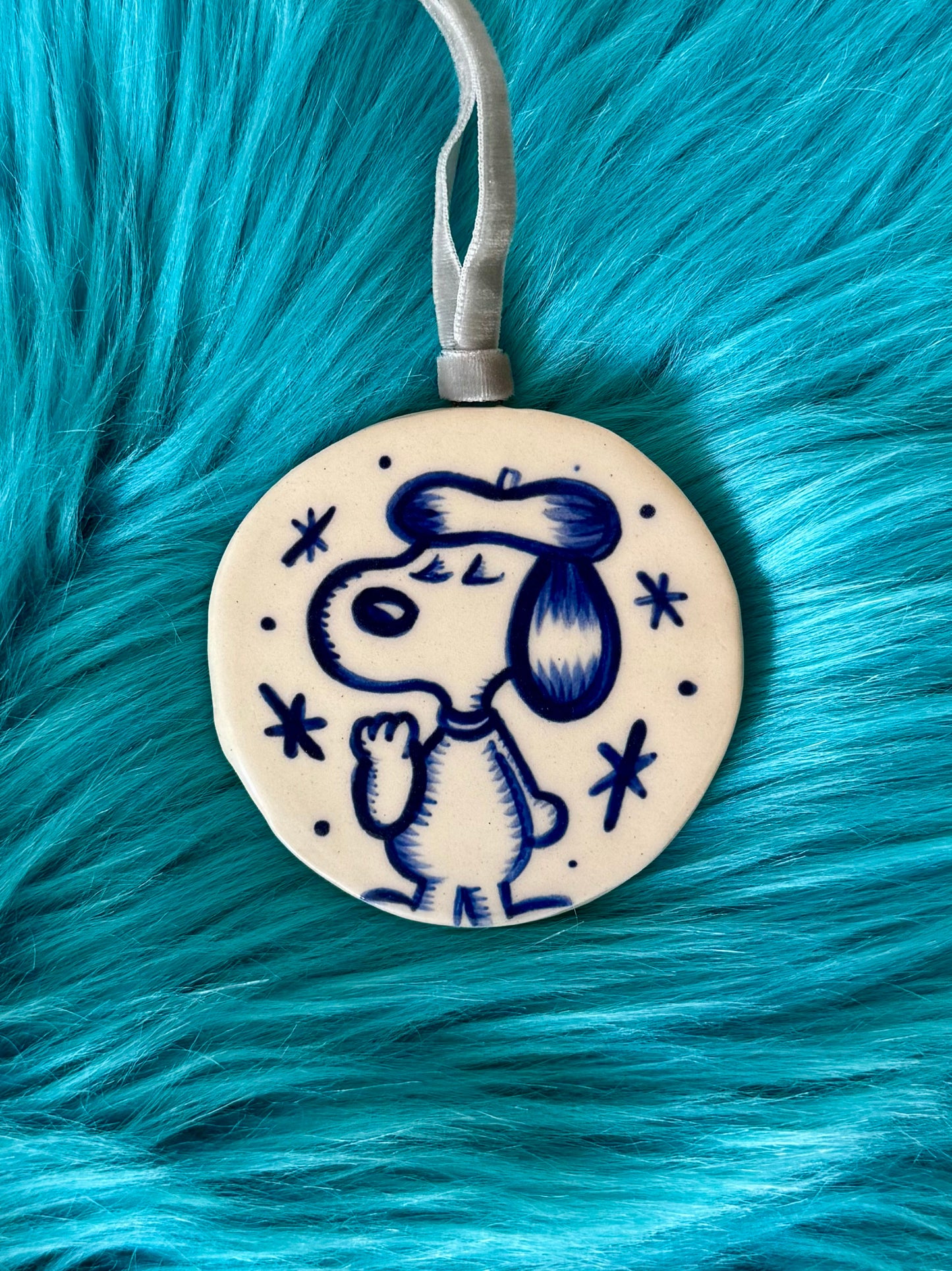 French Snoopy Ornament