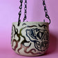 Skull Hanging Planter - Gold